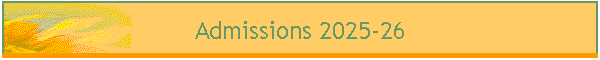 Admissions 2025-26