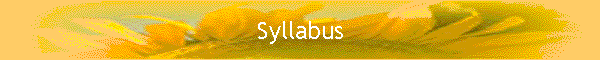 Syllabus